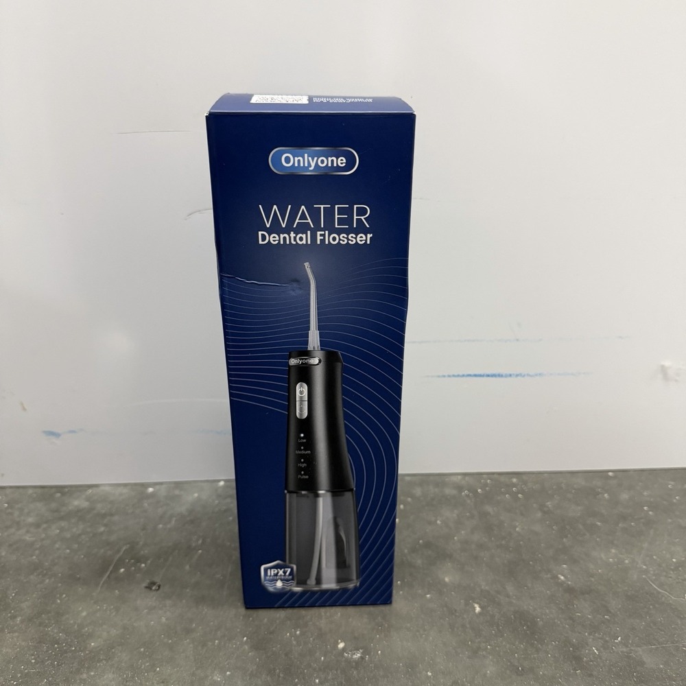 Onlyone FC5090 Cordless Water Flosser 300ml IPX7 Oral Irrigator 5 Nozzles Black